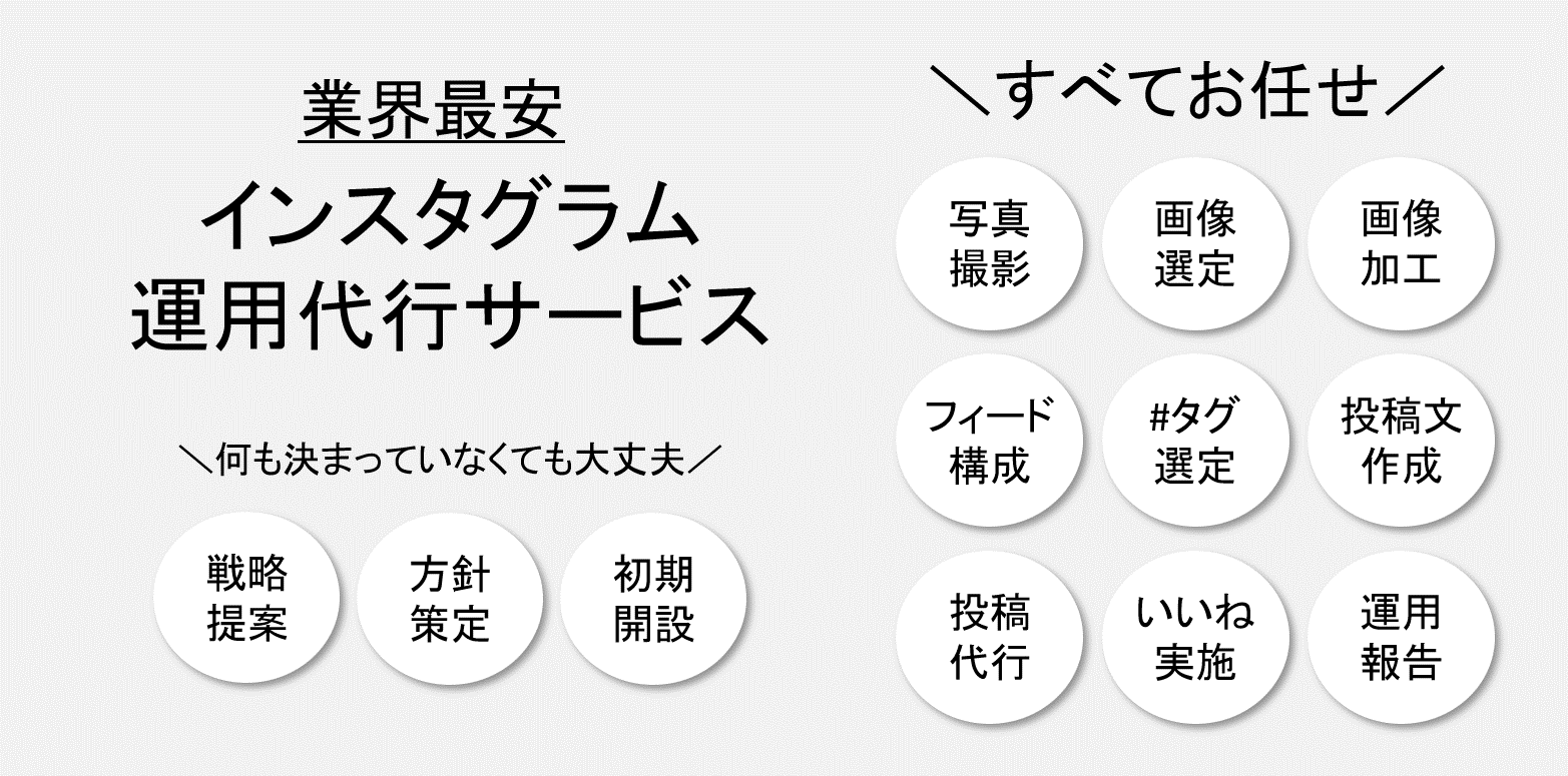 インスタグラム運用代行 インスタグラム運用 撮影代行のスナップレイス